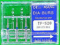 Стоматологические алмазные боры MANI 3 шт. - TF S20
