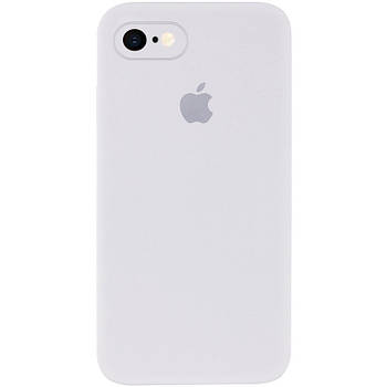 Чохол Silicone Full case camera SQUARE (квадратні) для IPhone 8 White (22) білий