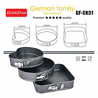 Гранитные формы для выпечки German Family GF-CK01 3 формы