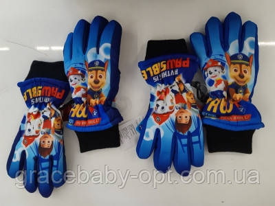 Рукавички болоневі для хлопчика оптом, DISNEY, 3-8A, № 800-629