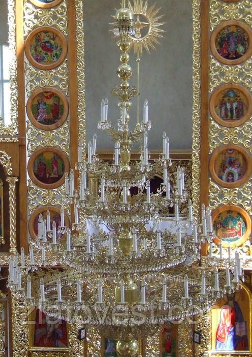 Панікаділо латунна 7-ярусне на 139 свічок, фото 1