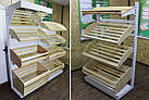 Хлібний кошик середній 343×596 мм, дерев'яний хлібний кошик на стелаж Рістел, фото 6