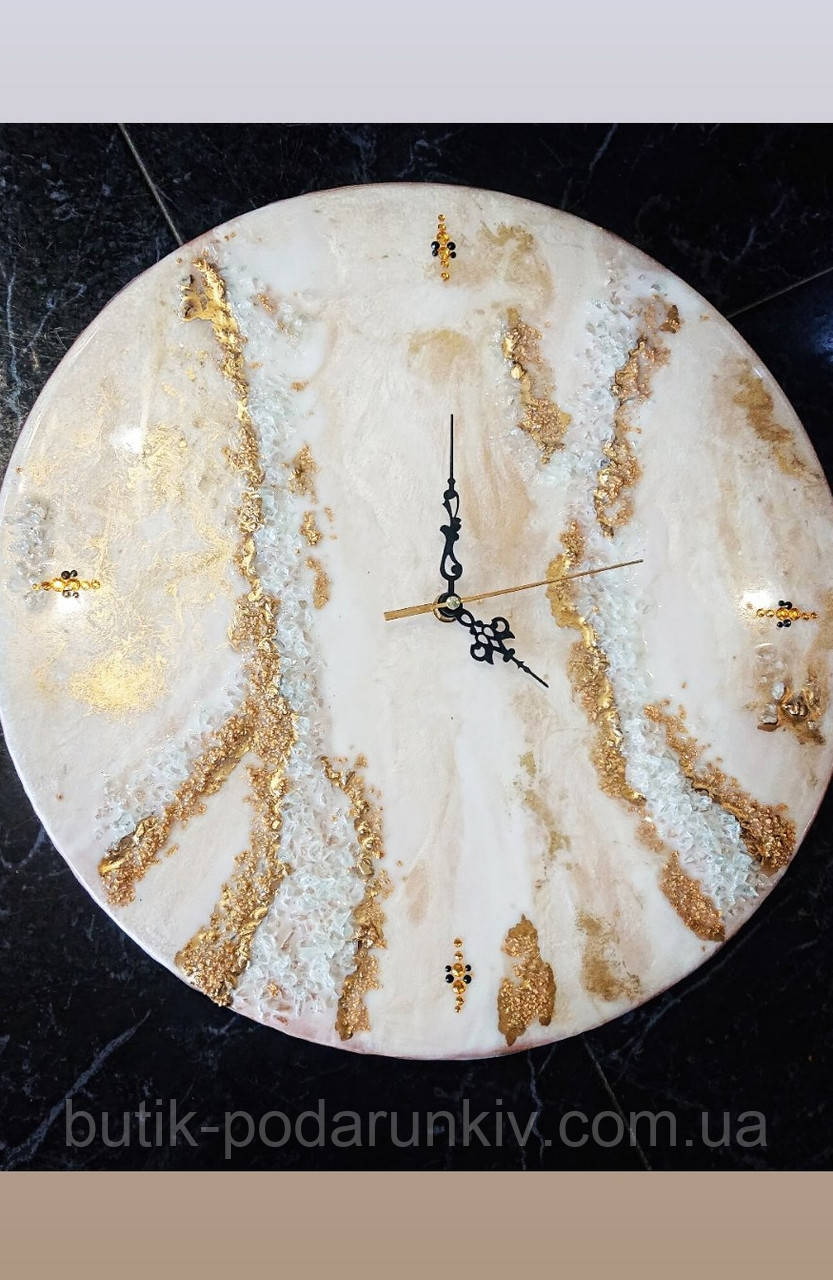 Настенные часы дизайнерские 'Золото Эльдорадо' - фото 1 - id-p1496285113
