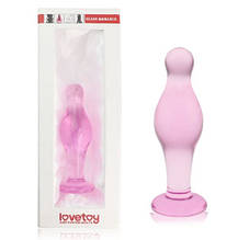 Скляний фалоімітатор Glass Romance 4.5" Pink