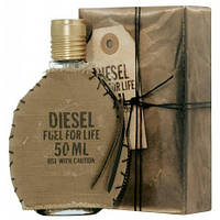 Мужские фужерные духи Diesel Fuel For Life Homme 50ml оригинал, сладкий цитрусовый древесный аромат