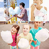 Апарат для приготування цукрової вати Cotton candy maker великий міні машина для солодкої вати вдома, фото 5