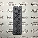 Клапан сумки вузький. "Орнамент". Світло-сірий, фото 3