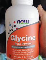 Гліцин NOW Glycine Pure Powder 454 г, фото 5