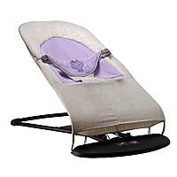 Эргономичный Шезлонг-качалка BABY Balance Soft SBT Group Бежевый (BBS-13-00) 1377183650