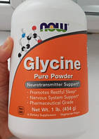 Гліцин в порошку NOW Glycine Pure Powder 454 г