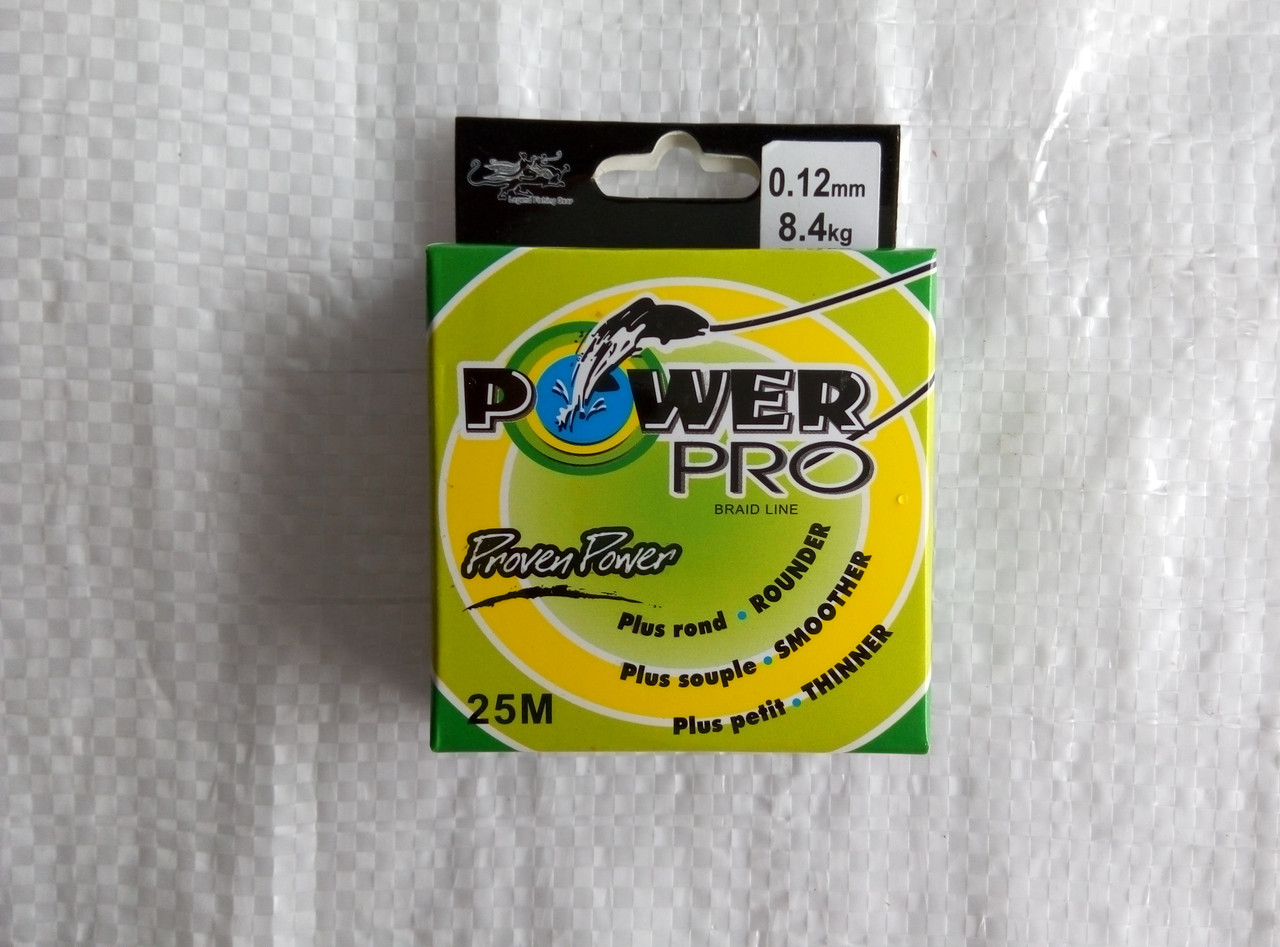 Шнур Power Pro 25м 0,12 мм - фото 1 - id-p213321052