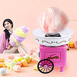 Апарат для приготування цукрової вати Cotton candy maker великий міні машина для солодкої вати вдома, фото 8