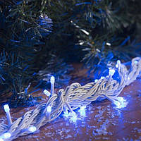 Вулична Новорічна Гірлянда Нитка на Ялинку String Lights 100 LED Синій б/пр