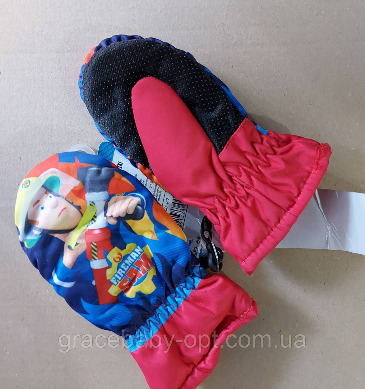 Рукавички для хлопчика оптом, DISNEY, № 800-442