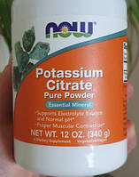 Калій цитрат NOW Foods Potassium Citrate Pure Powder 340 грам