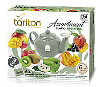 Набор пакетированного чая Tarlton Black & Green Assortment 60 шт.