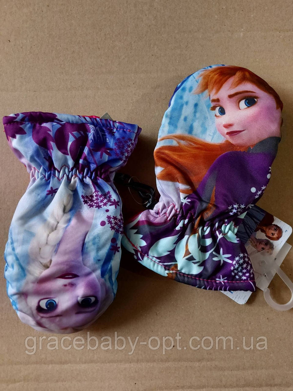 Рукавички для дівчат оптом, DISNEY,  № FR-GLOVES-125