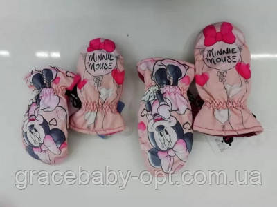 Рукавички для дівчат оптом, DISNEY, № MIN-A-GLOVES-115
