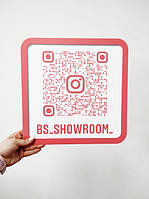 Табличка-інстамітка для оформлення вітрини і торгового залу BS Showroom