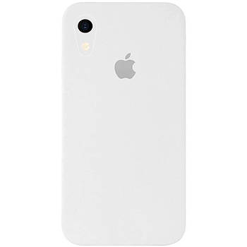 Чохол Silicone Full case camera SQUARE (квадратні) для IPhone Xr White (22) білий