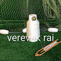 Нитка капронова 385 текс 350 метрів біла