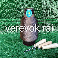 Нитка на конусі 375 текс 500 метрів коричнева