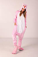 Пижама кигуруми розовая пантера, Костюм кигуруми для детей и подростков Пантера розовая (1035)