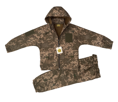 Костюм підлітковий ARMY KIDS ПІЛОТ теплий камуфляж піксель зріст 164-170 см, фото 1