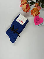 Прекрасные женские носки с кашемиром р.36-40 Legs 10. -9 цвет голубой