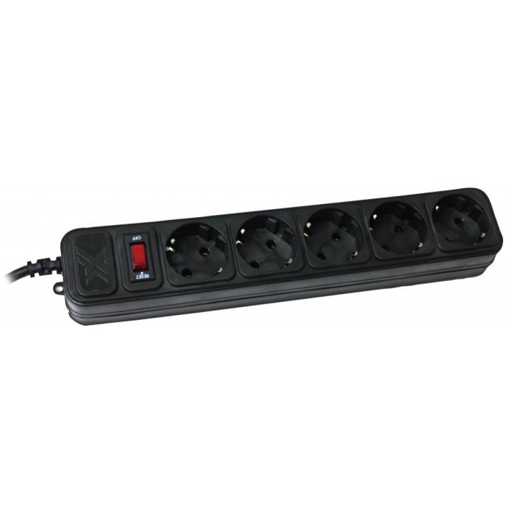 Мережевий фільтр 3 м Maxxter SPM5-G-10B 5 розеток
