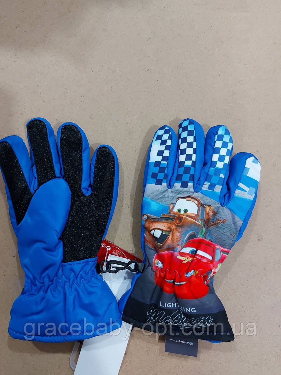 Рукавички болоневі для хлопчика оптом, DISNEY, 3-8A, № CR-A-GLOVES-95