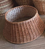 Кошик під новорічну ялинку, плетені спідниця для ялинки, фото 2