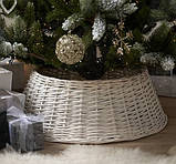 Кошик під новорічну ялинку, плетені спідниця для ялинки, фото 4