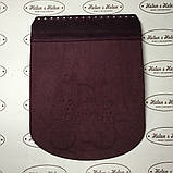 Клапан для рюкзака "Париж". Бордо, фото 2