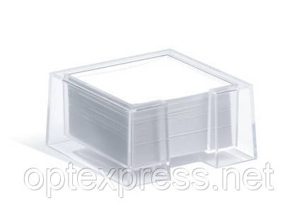 Підставка CUBO з папером для заміток DURABLE прозора