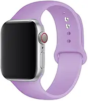 Силиконовый ремешок Sport Band для Apple Watch 42 44mm Lavender (Лавандовый)