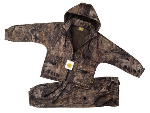 Костюм дитячий ARMY KIDS ПІЛОТ теплий з капюшоном камуфляж очерет, фото 1