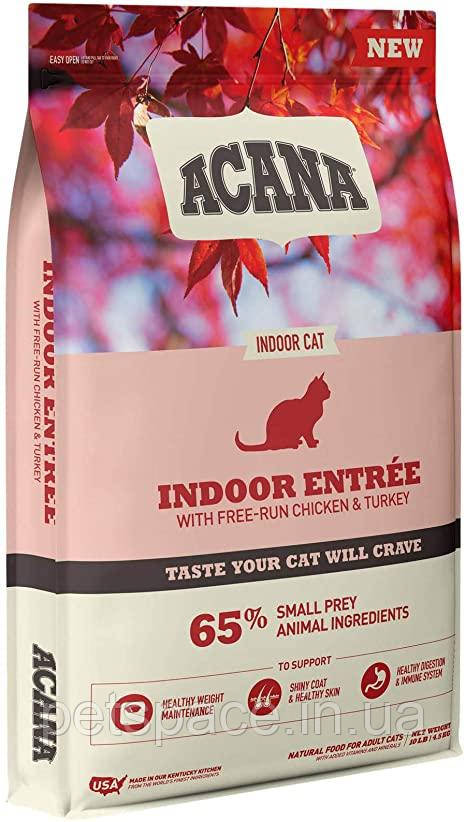 Корм Acana Indoor Entree Cat (Акана для домашніх котів з кроликом, індичкою та куркою) 340г