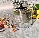 Чайник глек скляний 1200 мл Edenberg EB-19037 / Чайник для заварки чаю термоскло, фото 6