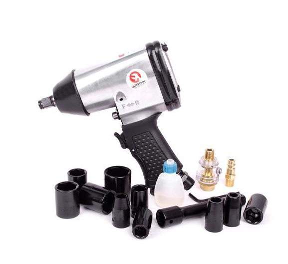 Гайковерт пневматичний у валізі INTERTOOL PT-1101, фото 1