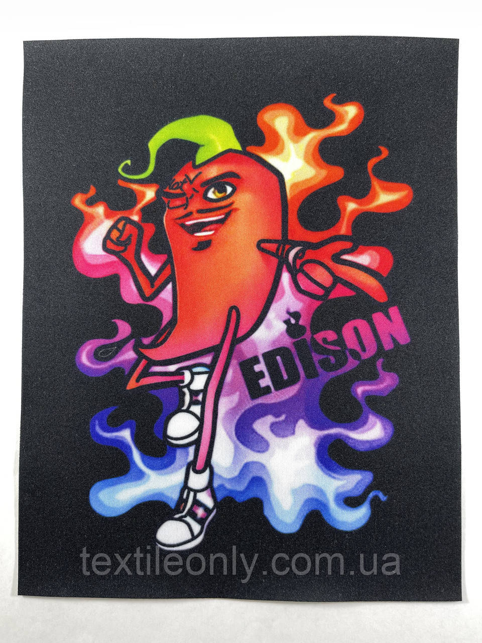 Нашивка Перчик Едісон/Pepper Edison 180х230 мм