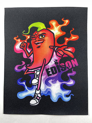 Нашивка Перчик Едісон/Pepper Edison 180х230 мм, фото 1