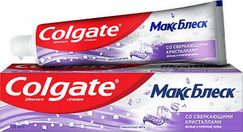 Відбілююча зубна паста Colgate Макс блиск з блискучими кристалами, 100 мл