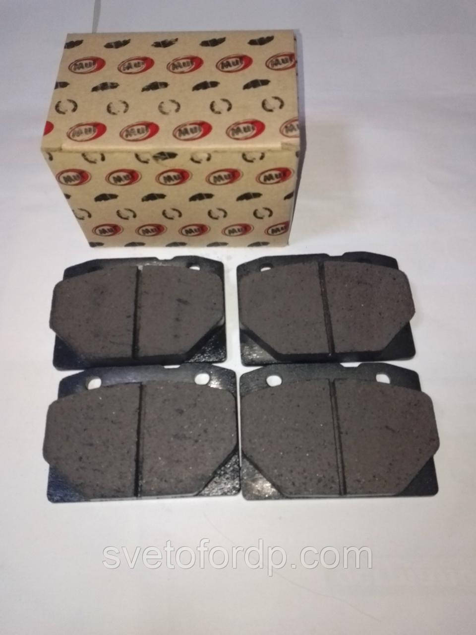 Колодки передні гальмівні ВАЗ 2101, 2102, 2104, 2105, 2106, 2107 4 штуки комплект Миг, фото 1