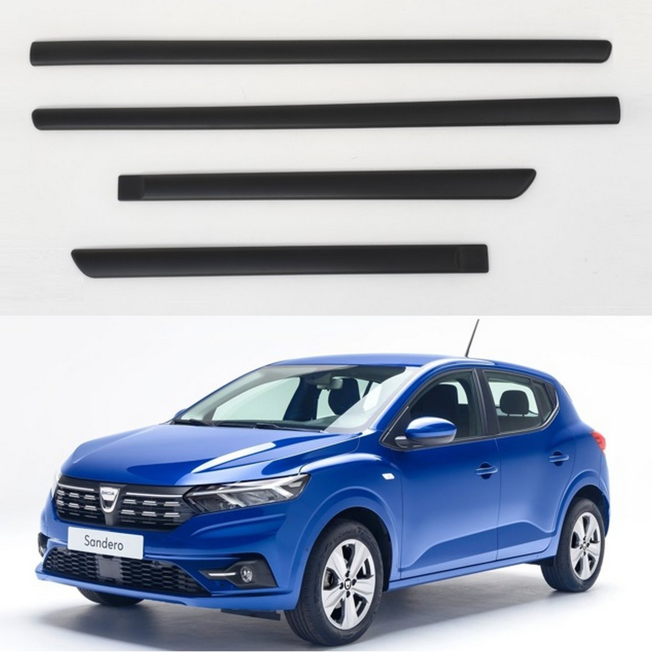 Молдинги на двері для Renault Dacia Sandero III 2021+