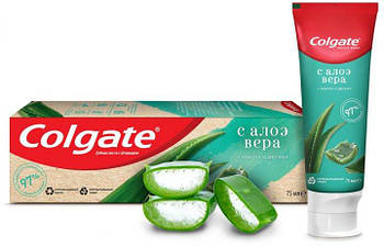 Зубна паста натурального походження Colgate Турбота про яснах з Алое Вера для захисту ясен 75 мл