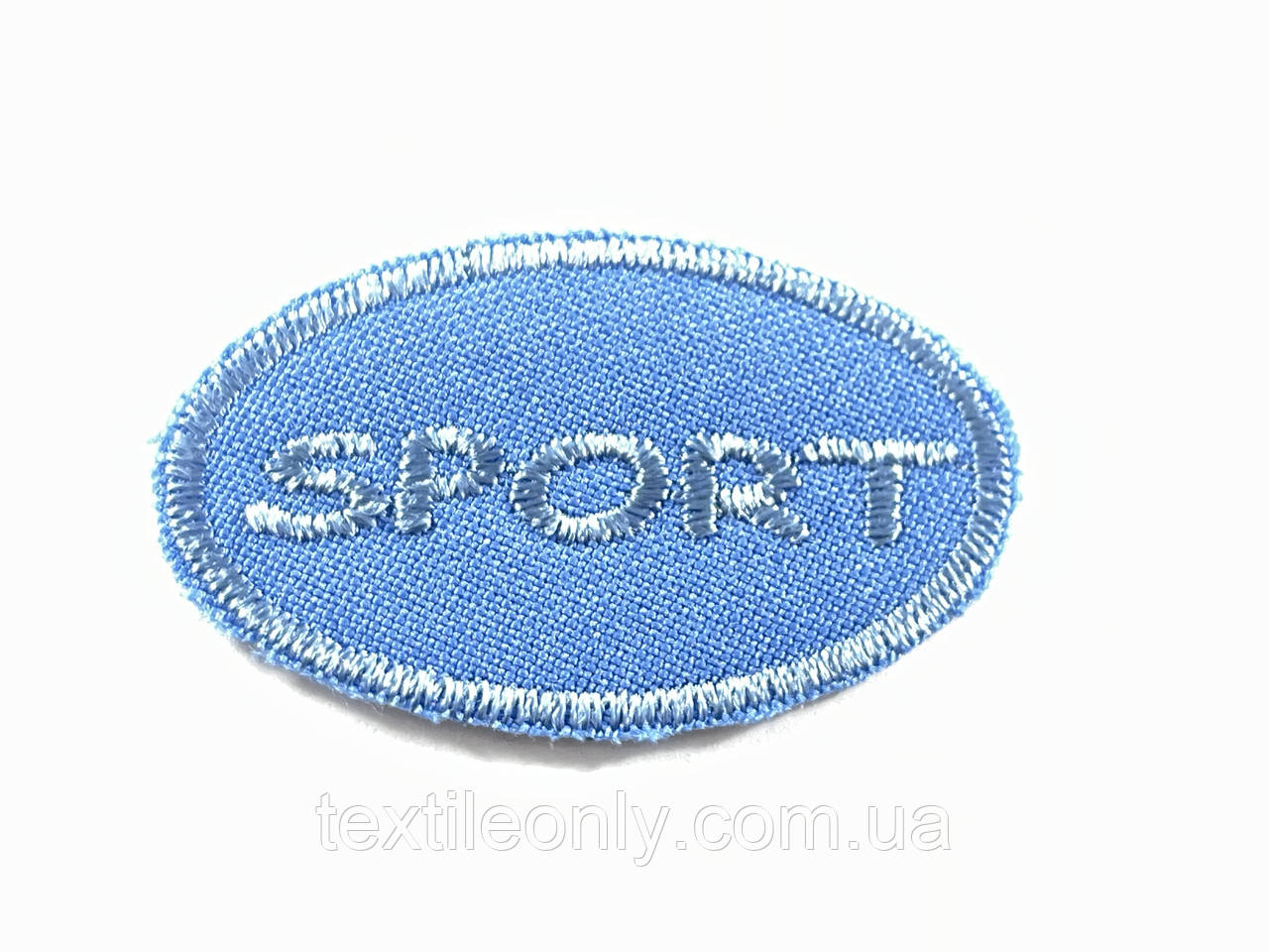 Нашивка Sport колір синій 50x30 мм