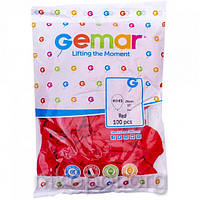 Повітряні кульки 10 дюймів "Пастель червоні" 100шт. G90/45 (26 см.)