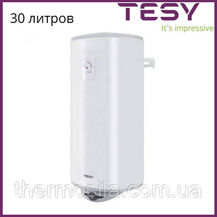 Бойлер Tesy Anticalc SLIM GCV 303516D B14 TBR вузький водонагрівач 30 літрів, сухий ТЕН