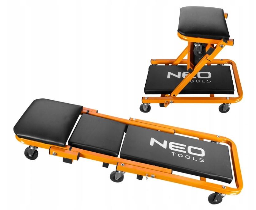 Лежак автослюсарний 2 В 1 Neo Tools